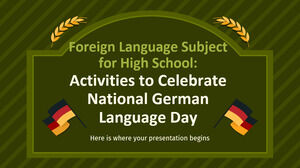 Język obcy w szkole średniej: zajęcia z okazji Narodowego Dnia Języka Niemieckiego