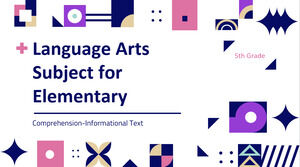 초등학교 - 5학년을 위한 언어 예술 과목: 이해-정보 텍스트