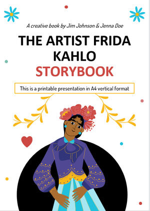 艺术家 Frida Kahlo Storybook