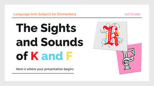 初级语言艺术科目 - 一年级：k 和 f 的视觉和听觉
