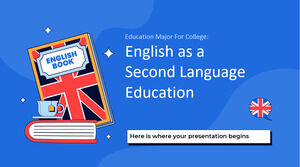 Especialização em Educação para a Faculdade: Educação em Inglês como Segunda Língua