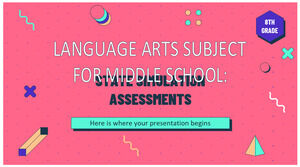 中學語言藝術科目 - 8 年級：州模擬評估