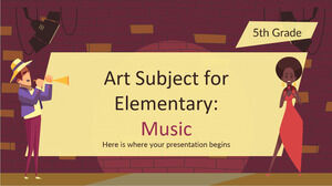 Matière d'art pour le primaire - 5e année : musique