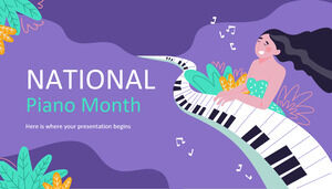 National Piano Month