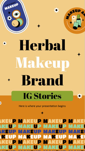 Historias de IG de la marca de maquillaje a base de hierbas