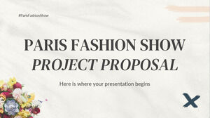 パリファッションショーの企画提案