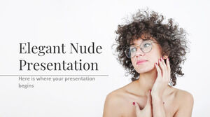 Elegante presentazione Nude