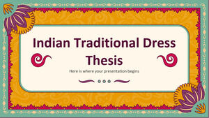 Tesi di abito tradizionale indiano