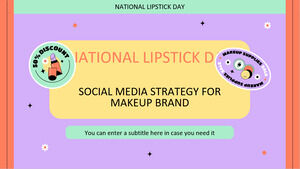 National Lipstick Day Social Media-Strategie für Make-up-Marke