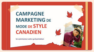 Campagne Canadian Fashion Style MK