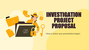 Investigation Project Proposal