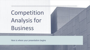 Wettbewerbsanalyse für Unternehmen