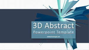 Plantillas de PowerPoint abstractas en 3D