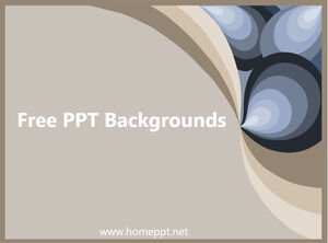 Blue Brown Abstract Powerpoint Templates