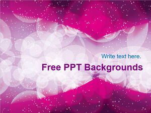 Plantillas de PowerPoint de luces púrpuras abstractas