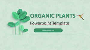 Органические растения Шаблоны Powerpoint