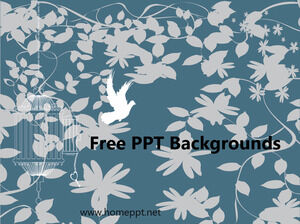 The Bird of Freedom Powerpoint Templates