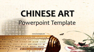 Szablony Powerpoint z chińską sztuką