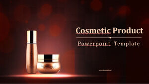 Modelli PowerPoint per prodotti cosmetici