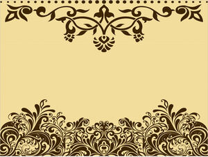 Brown Ornaments Powerpoint Templates