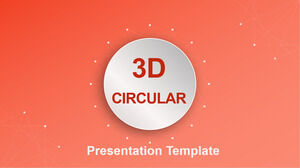 Modelli Powerpoint circolari 3D