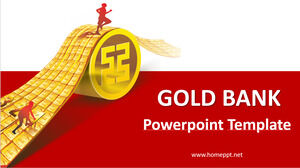 Powerpoint-Vorlagen für Gold Banking Online