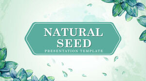 天然種子 Powerpoint 模板