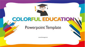 Bunte Bildungs-Powerpoint-Vorlagen