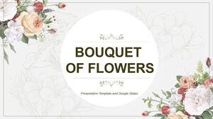 Șabloane Powerpoint pentru buchet de flori