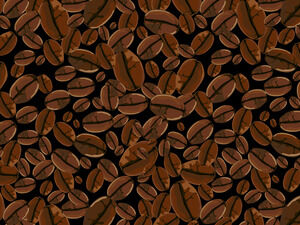 Coffee Pattern Powerpoint Templates