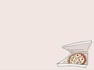 Templat Powerpoint Pizza