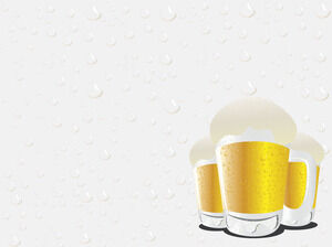 Beer Glasses Powerpoint Templates