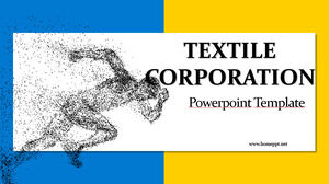 Modèles Powerpoint pour la société textile