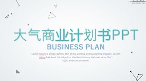 Modèle de modèle de ppt business venture plan