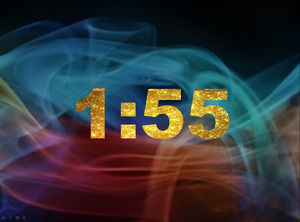 1 minute 2 minutes 4 minutes countdown ppt effects template (3 sets of timer ppt)