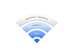 10 conjuntos de torta anel gráfico wi-fi gráfico do sinal modelo de ppt de download