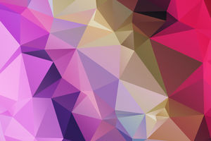 20 цвет многоугольной трехмерное фон высокой четкости изображения (на)