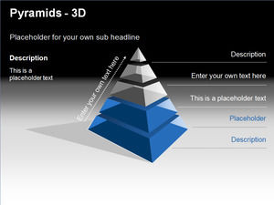 3D هرم باور بوينت الرسم البياني - Presentationload المنتجة