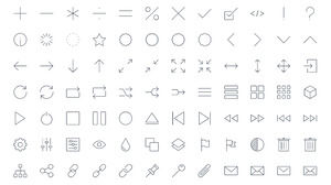 500+ can modify the color of the linear icon package download