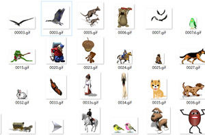 Animals gif dynamic picture material