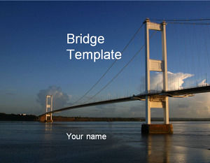 大橋建設專業的PPT模板
