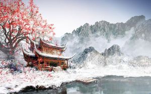 elementi cinesi stile cinese ppt immagine di sfondo 9 fogli
