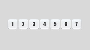Kliknij klawiszy numerycznych, aby zagrać na pianinie - pt grać szablon efekt piano