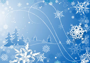 Красочный снег мультфильм вектор РРТ фоновое изображение