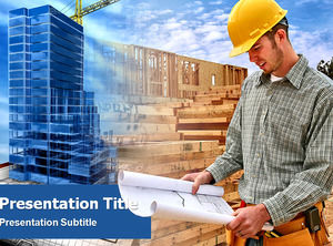 建筑公司建筑行业PPT模板