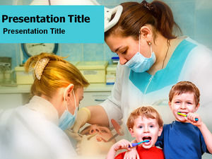牙齿健康防护知识宣讲儿童口腔护理PPT模板