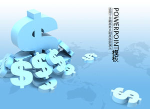 Sinal de dólar empilhadas simples e refreshingDollar sinal empilhados PPT modelo de negócio financeira ppt modelo de negócios financeiros simples e refrescante