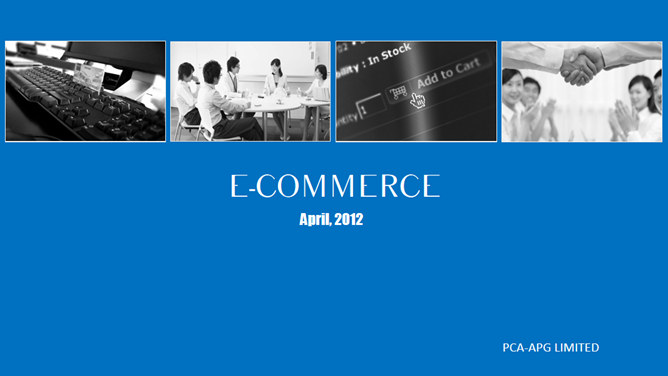 E-commerce WWW klasik PPT Template