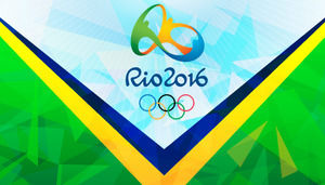 สำหรับนักกีฬาโอลิมปิกเติมน้ำมัน - 2016 ริโอโอลิมปิก PPT แม่แบบ