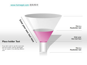gráfico ppt Funnel